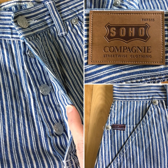 Vintage High Waist Frayed Jean Shorts - Picture 5 of 7